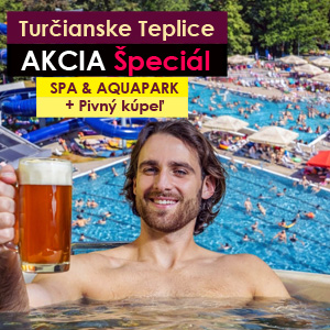 Kúpeľný špeciál 2 noci+, Turčianske Teplice