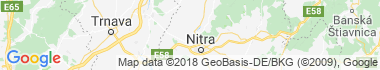 Nitra - Zbehy Mapa
