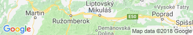 Demänová Map