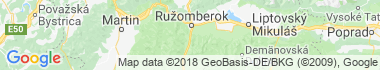 Ruzomberok - Biely Potok Map