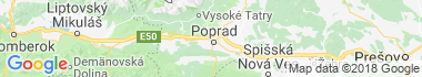 Poprád – Felka Térkép