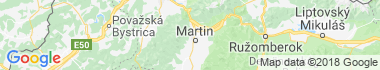 Martin - Stráne Mapa