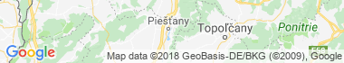 Gyógyfürdők Pöstyén - Banka Térkép