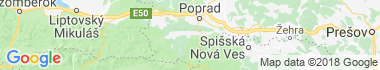 Spišské Bystré Map