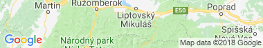 Demänovská Dolina a okolie Mapa