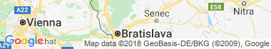 Bratislava a okolie Mapa