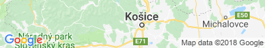 Košice a okolí Mapa